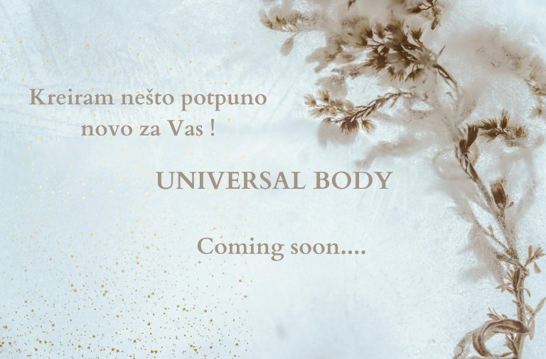 Novo! Tečaj UNIVERSAL BODY™